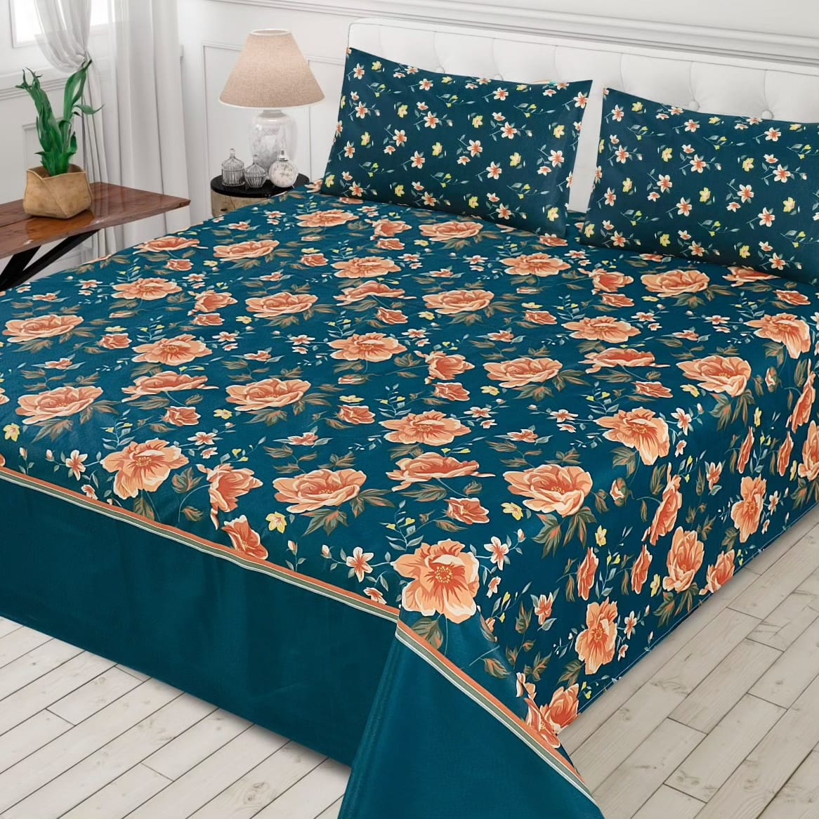 3 PCs Bedsheet D2226