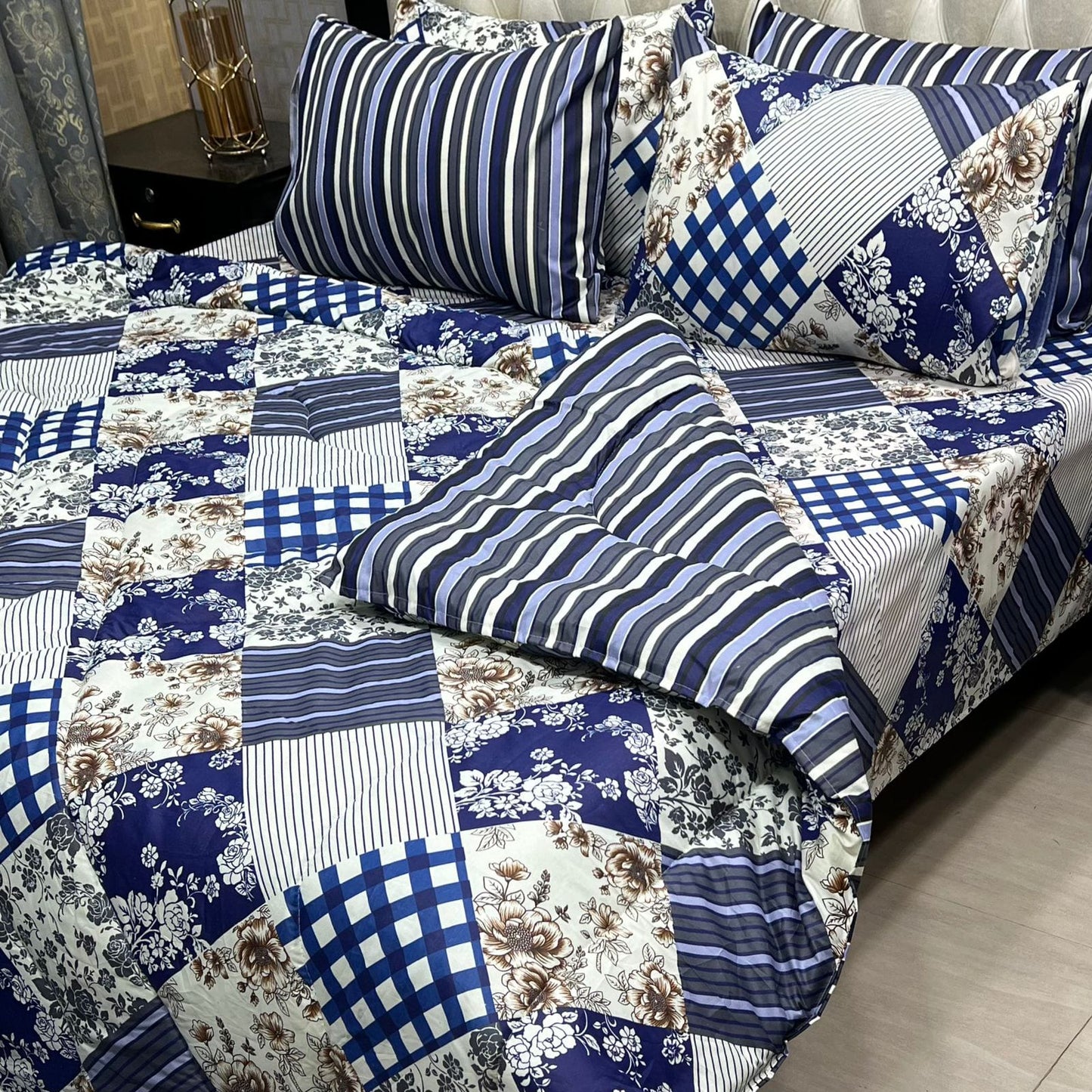 6 PCs Winter Razai Set HB-2143