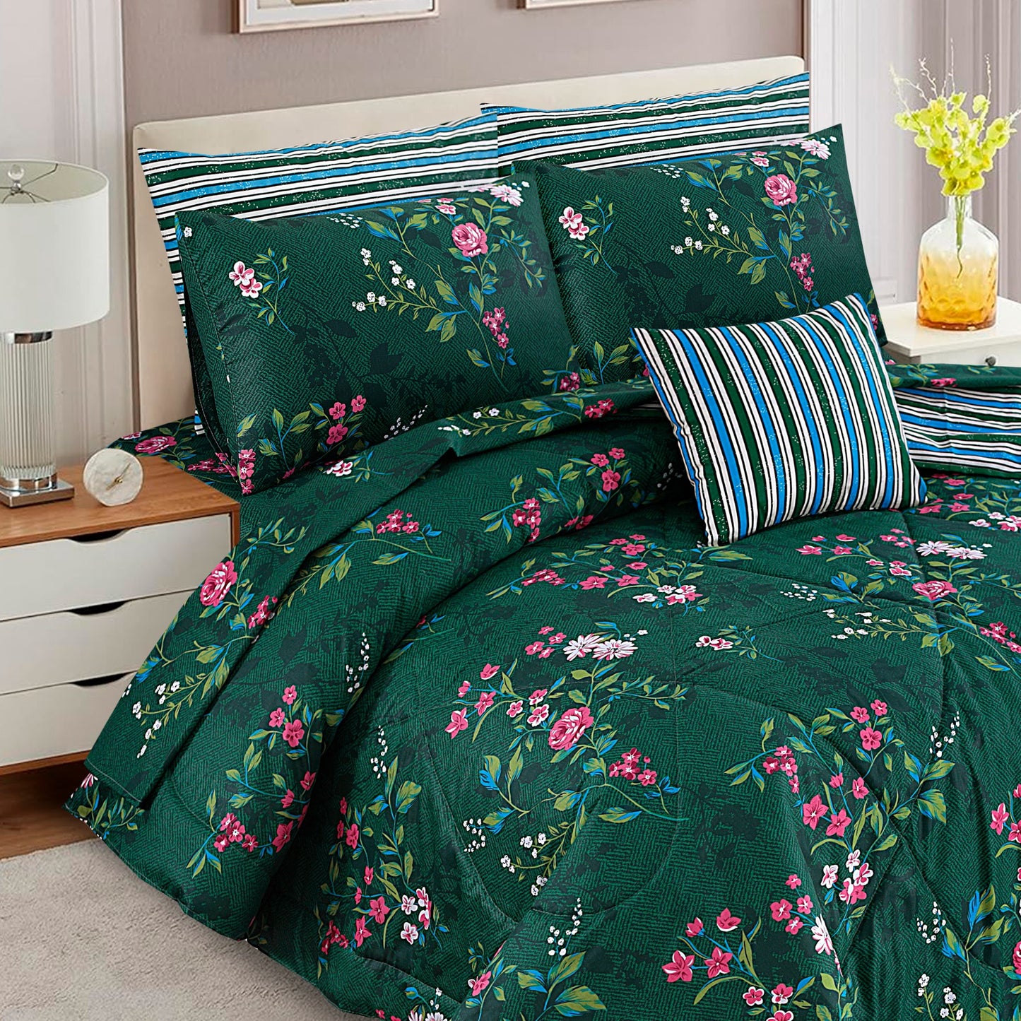 7pc comforter set hb-3996
