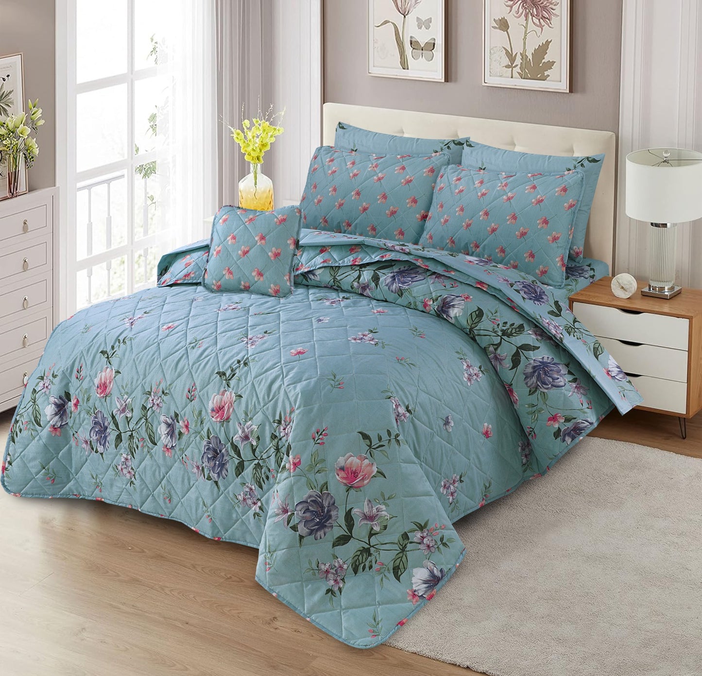 7PC COMFORTER SET HB-1613