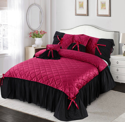 Fully Quilted 5pc Bedspread HB-19
