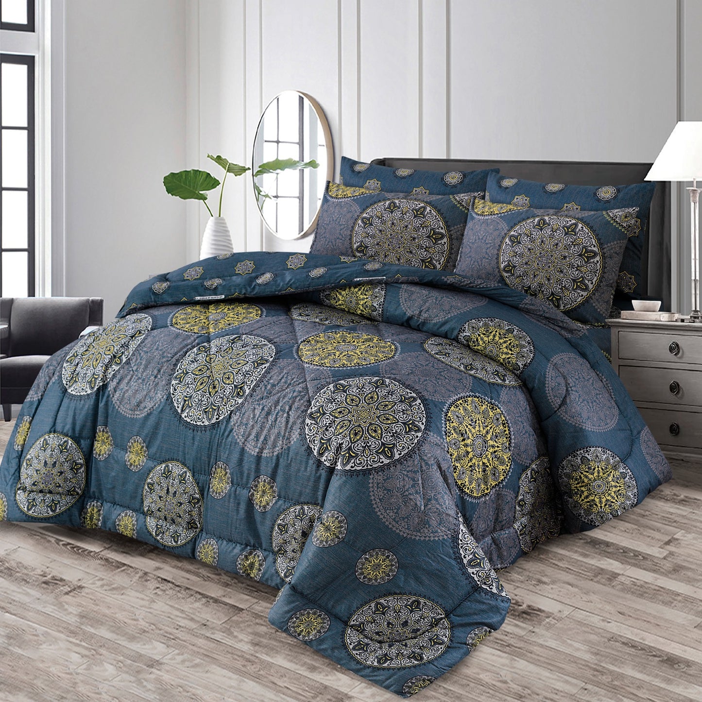 6 PCs Winter Razai Set HB-3125