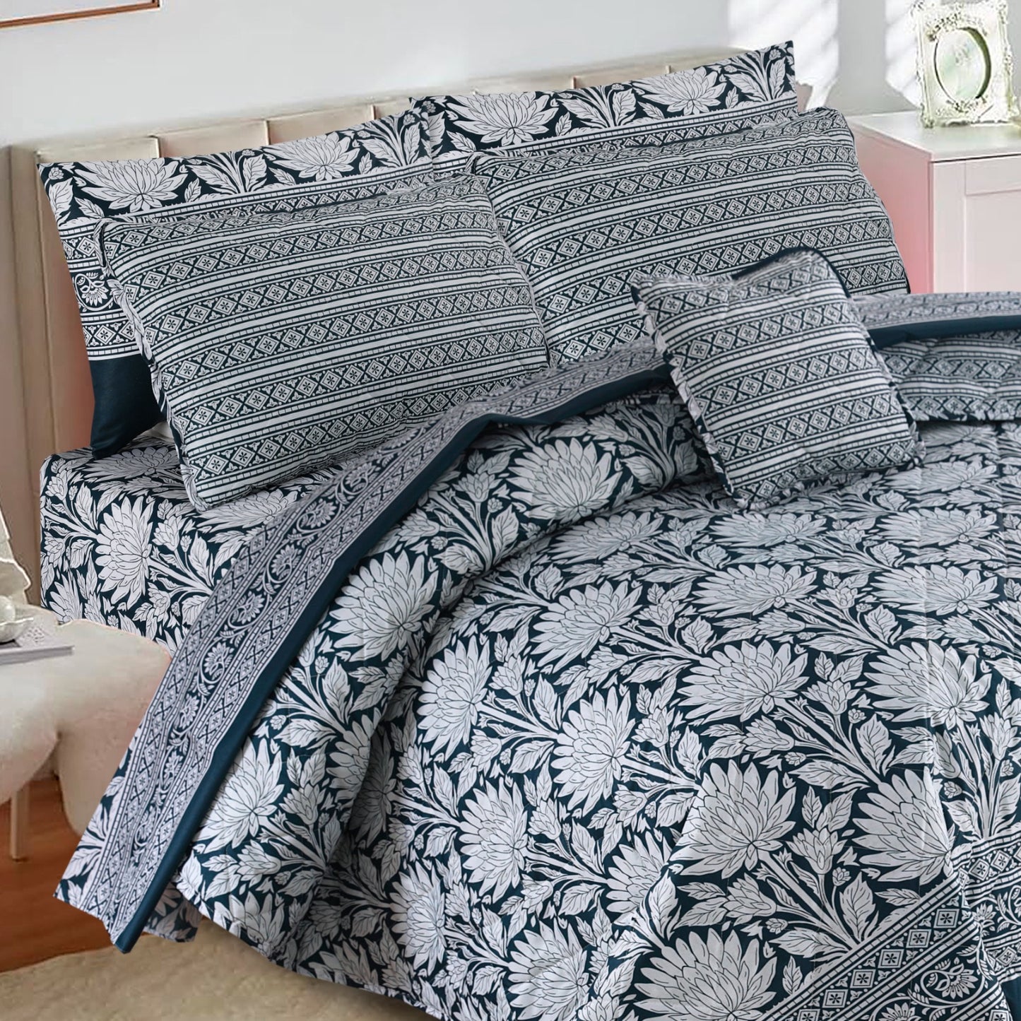 7pc comforter set hb-345