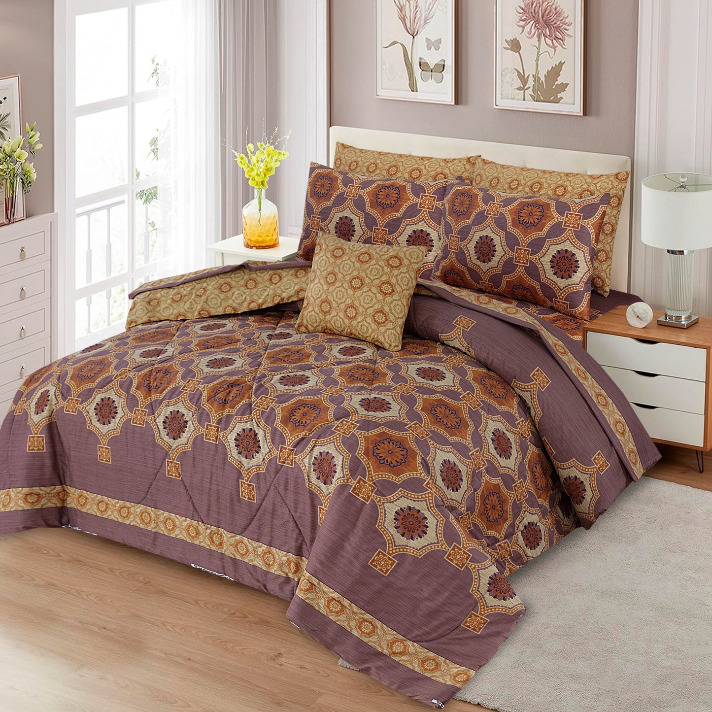 7PC COMFORTER SET HB-1622