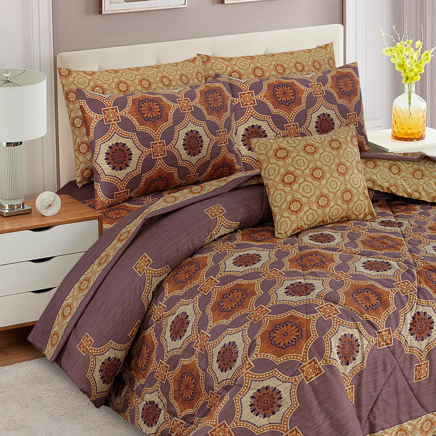 7PC COMFORTER SET HB-1622