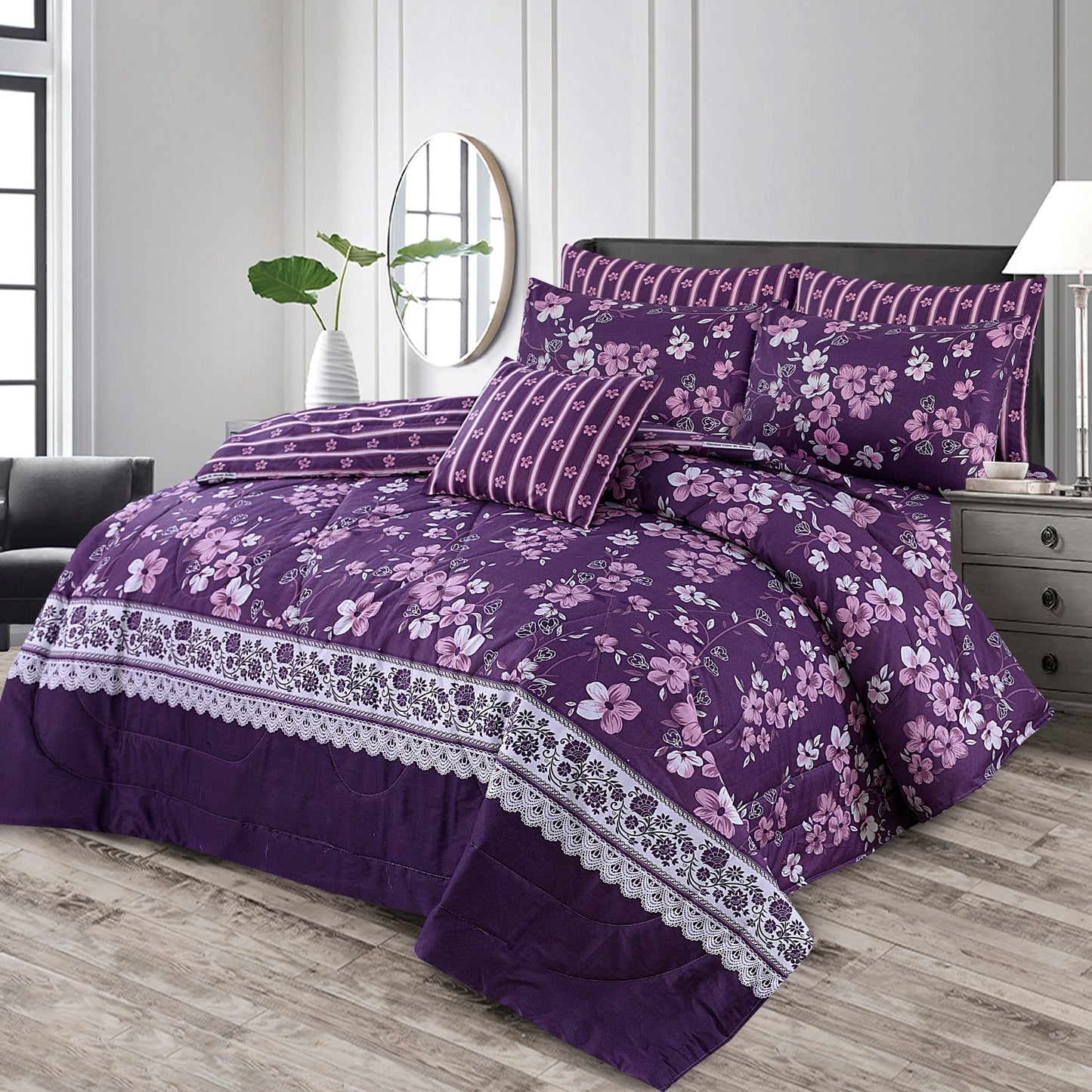 7pc comforter set hb-1565
