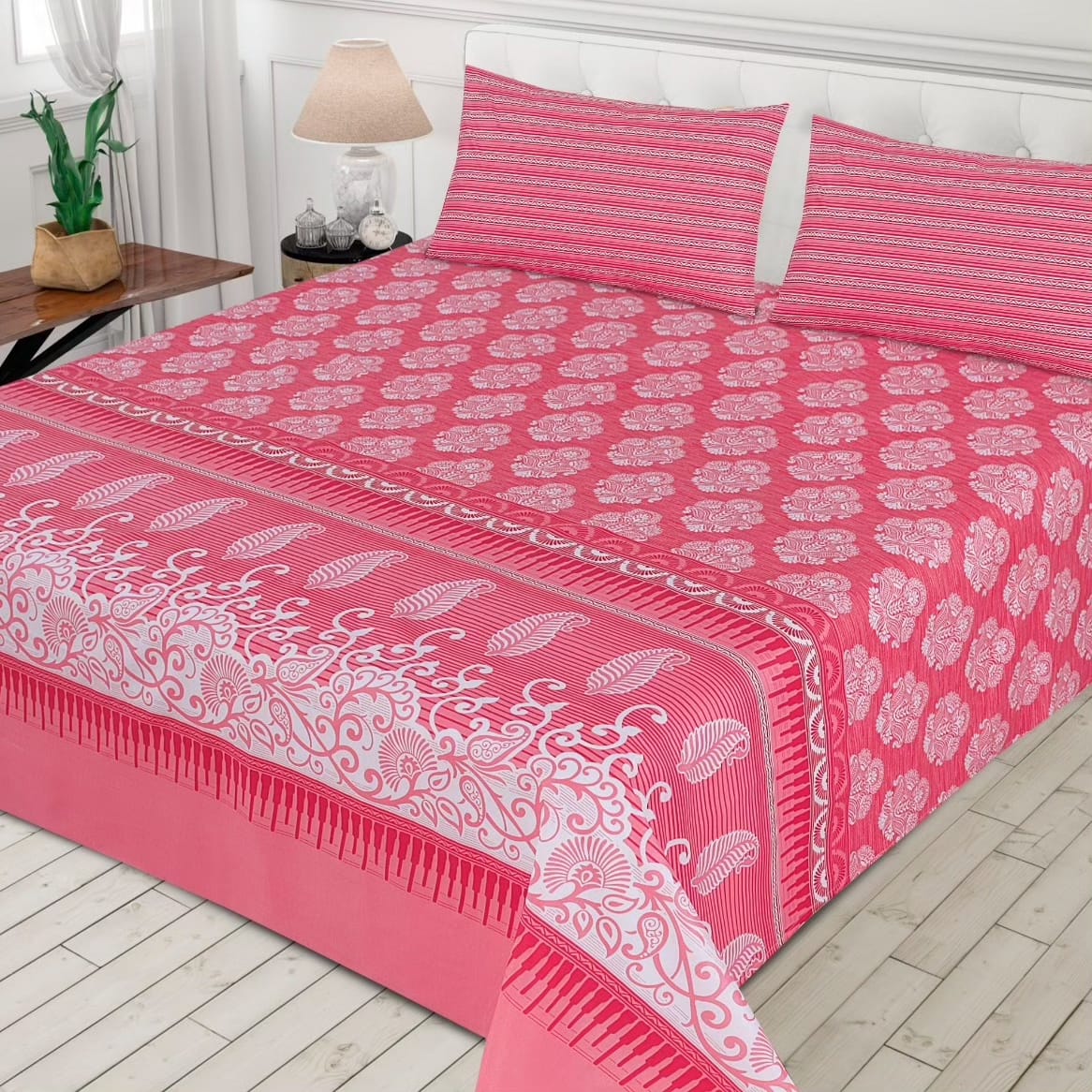 3 PCs Bedsheet  D2224