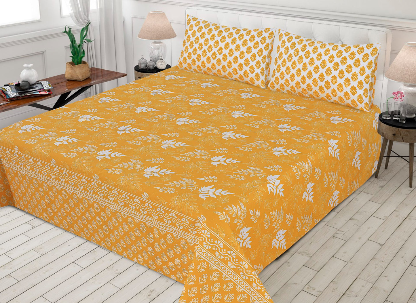 3 PCs Bedsheet  D2221