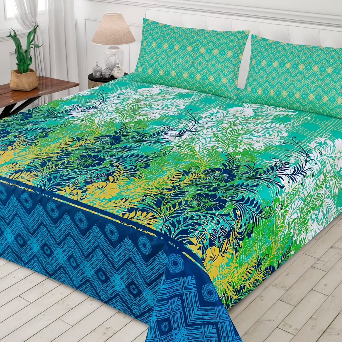 3 PCs Bedsheet  D2229