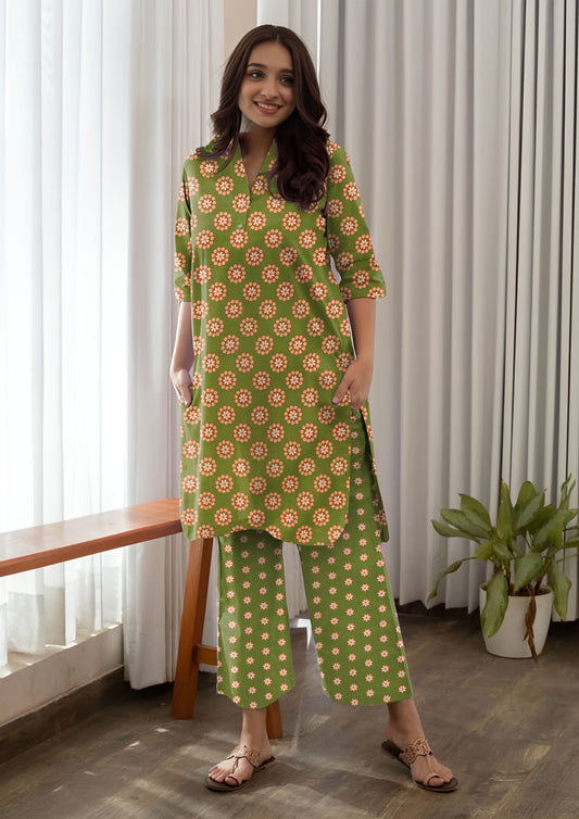 Loral Prints Ladies Suit 2 PCs Un-Stitched D-43