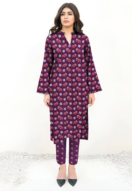 Loral Prints Ladies Suit 2 PCs Un-Stitched D-47