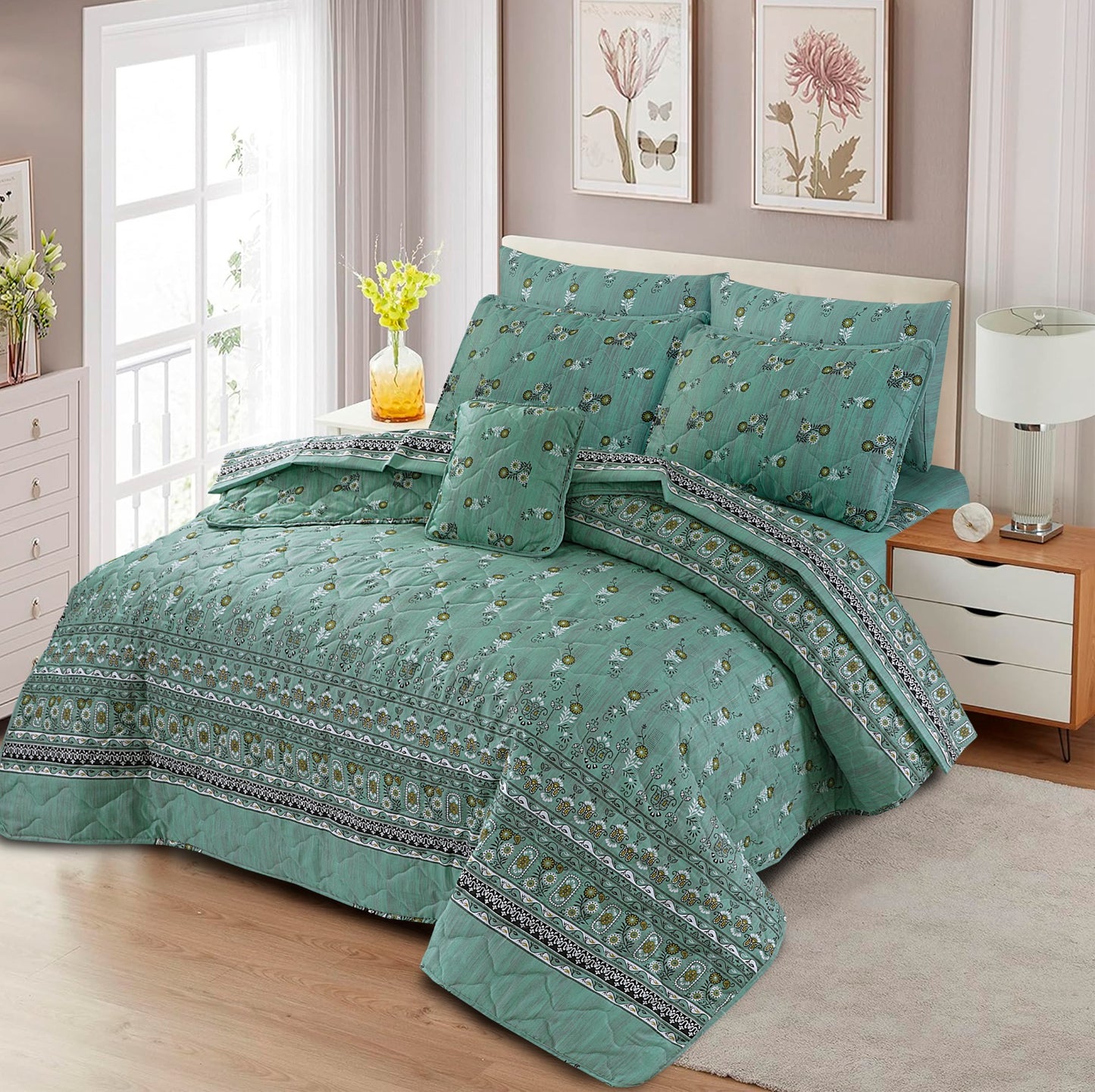 7pc comforter set hb-1555