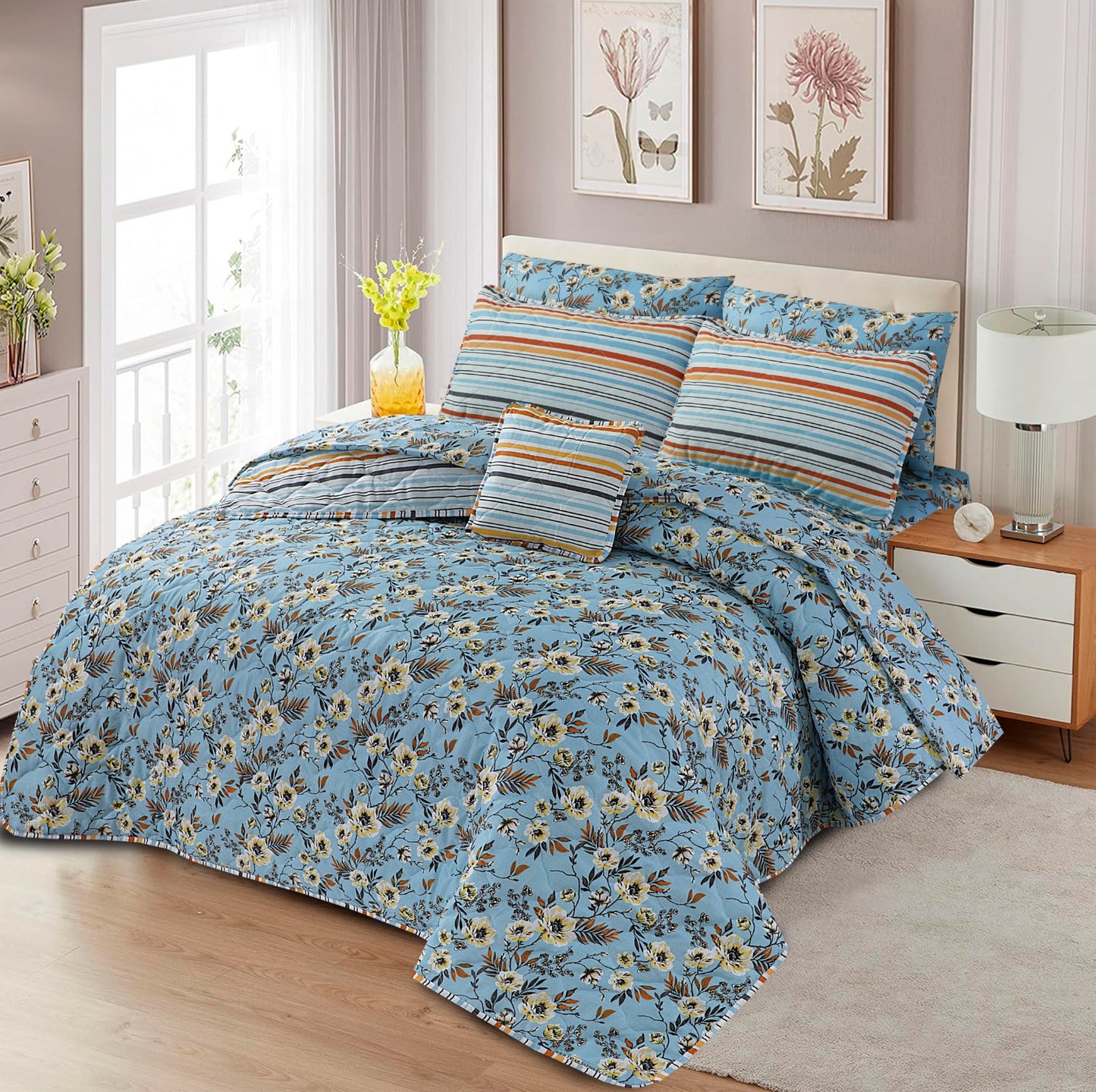 7pc comforter set hb-1562