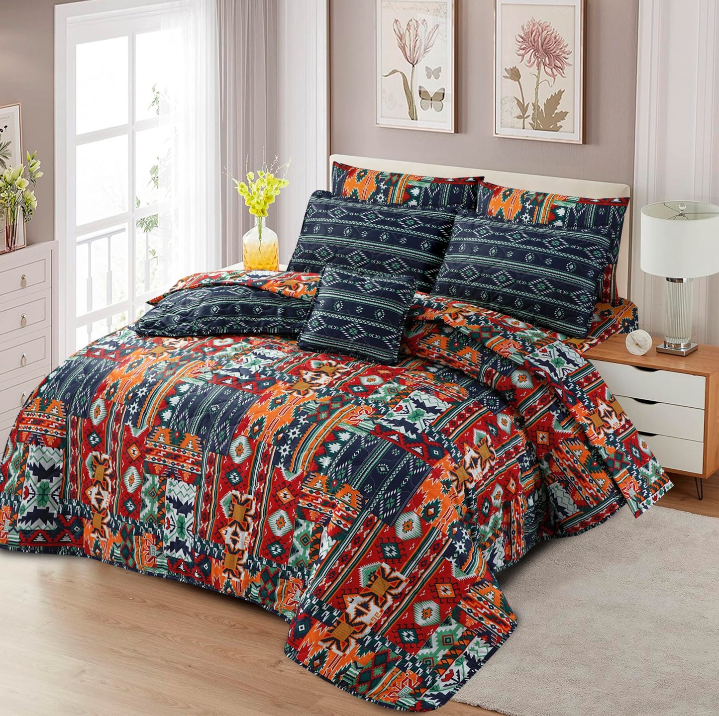 7pc comforter set hb-1563