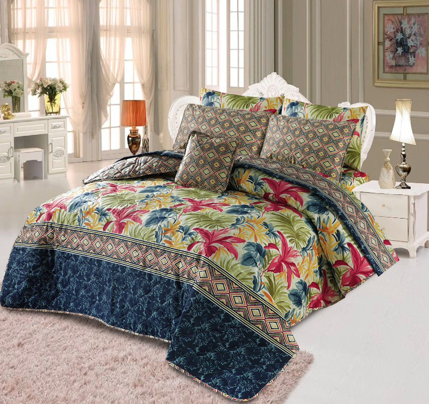 7pc comforter set hb-341