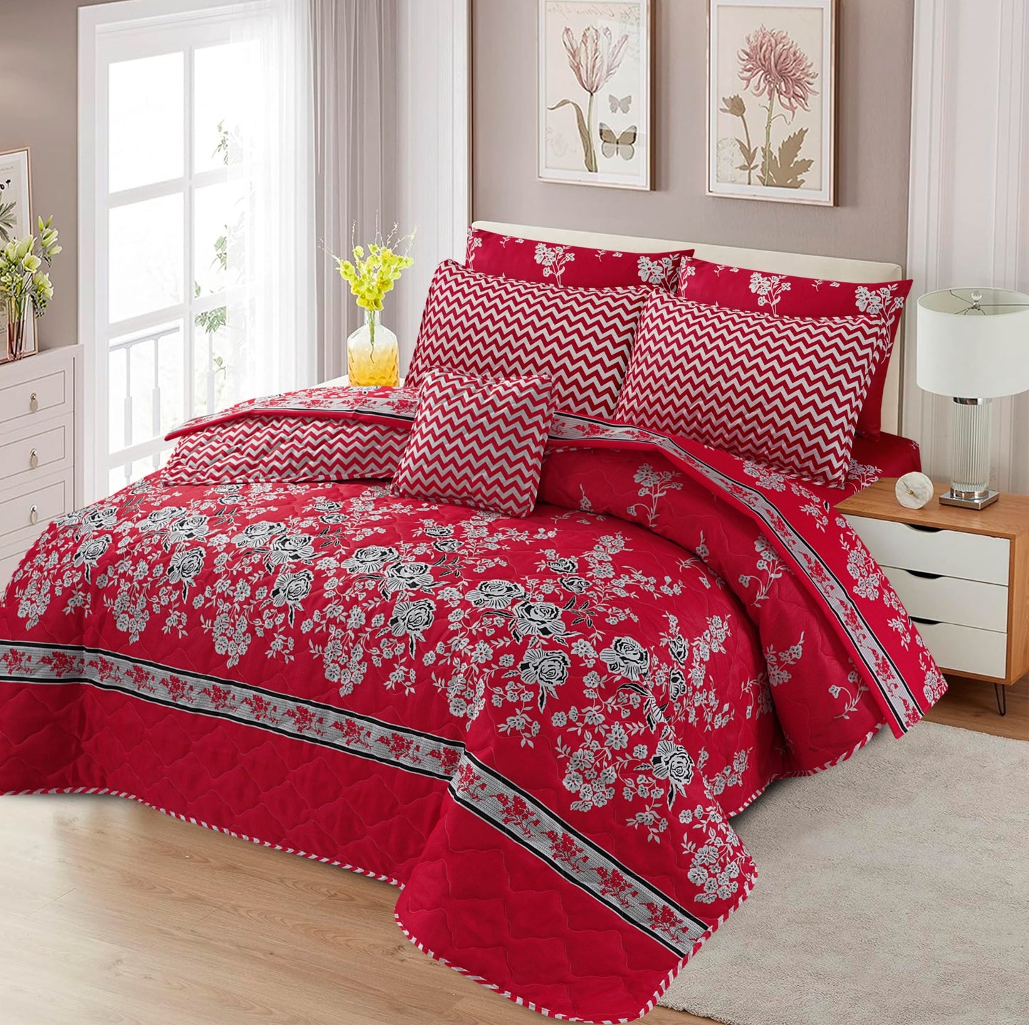 7pc comforter set hb-1556