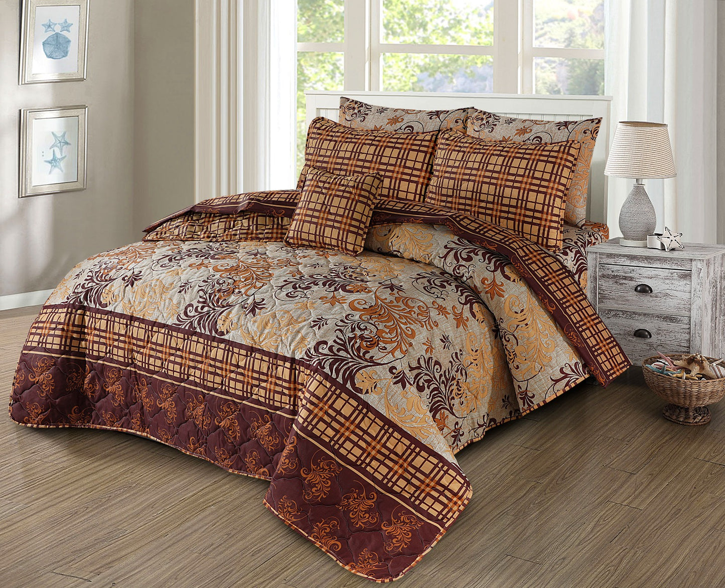 7pc comforter set hb-1558