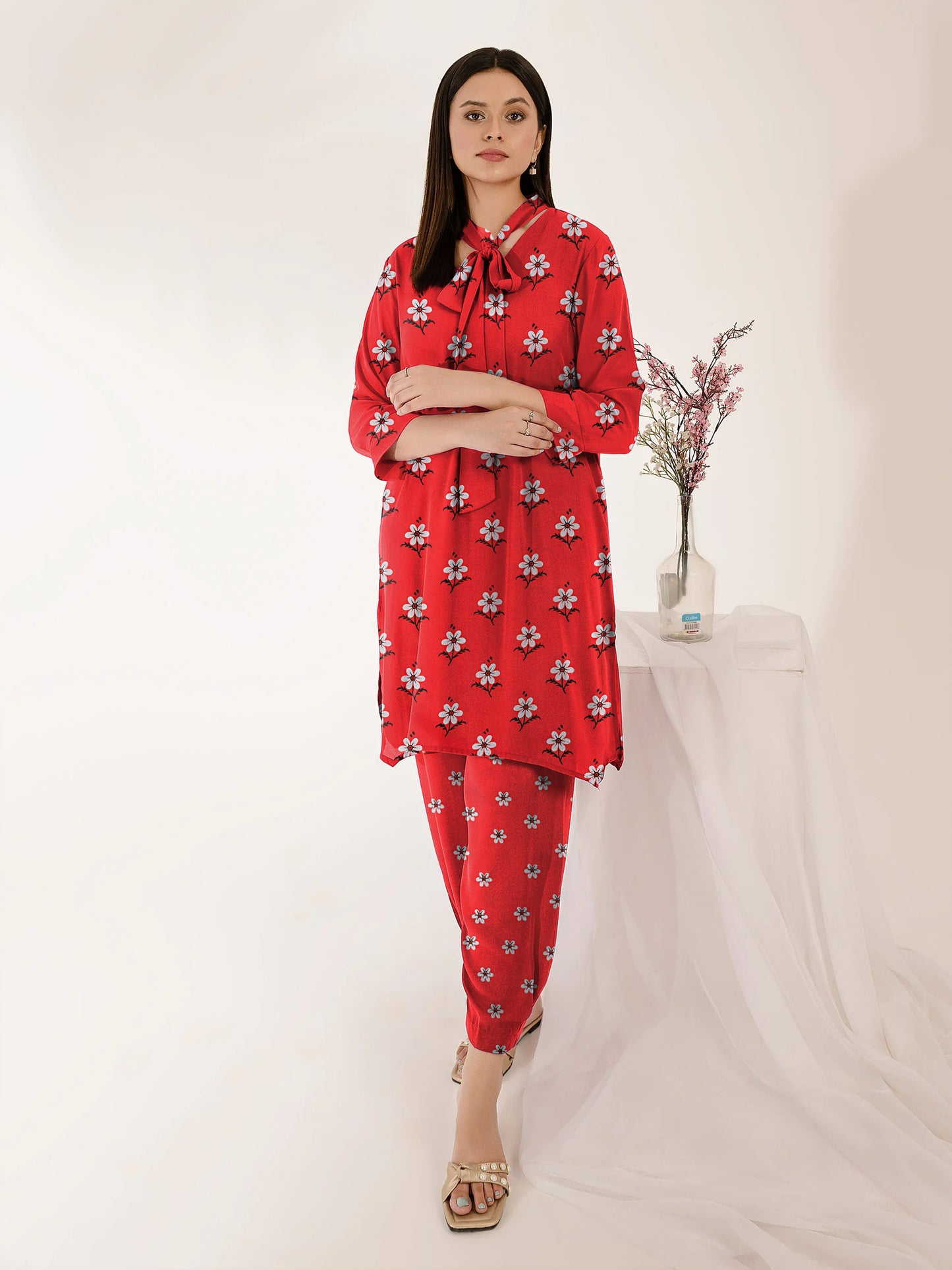 Loral Prints Ladies Suit 2 PCs Un-Stitched D-50