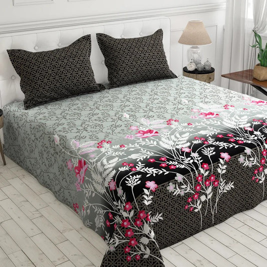 3 PCs Bedsheet  D81