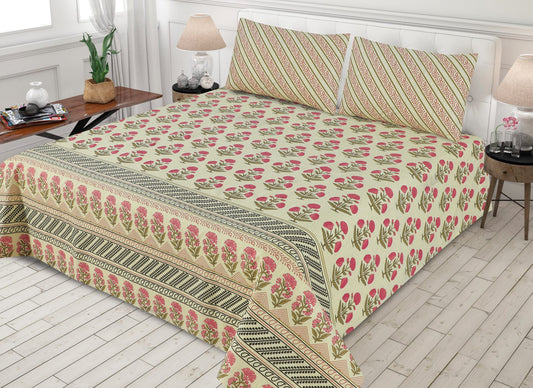 3 PCs Bedsheet  08