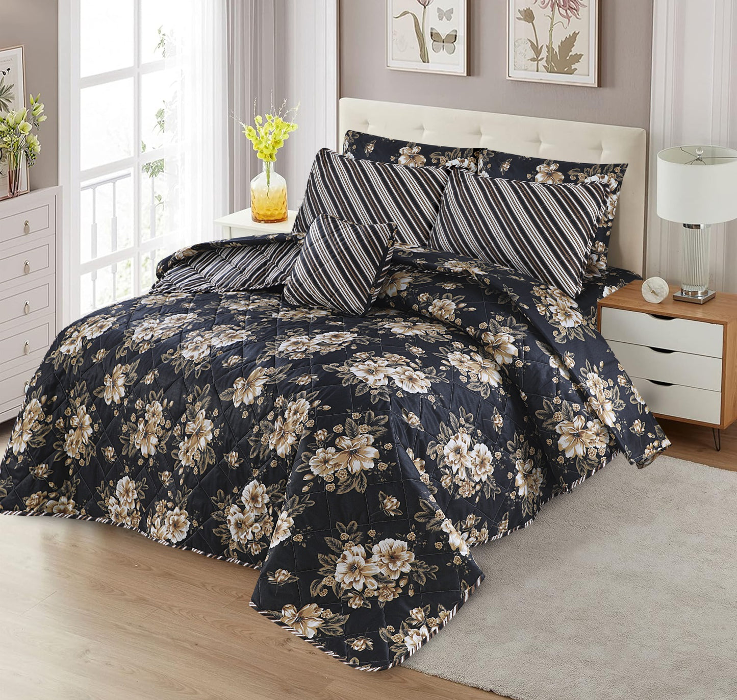 7pc comforter set hb-3104