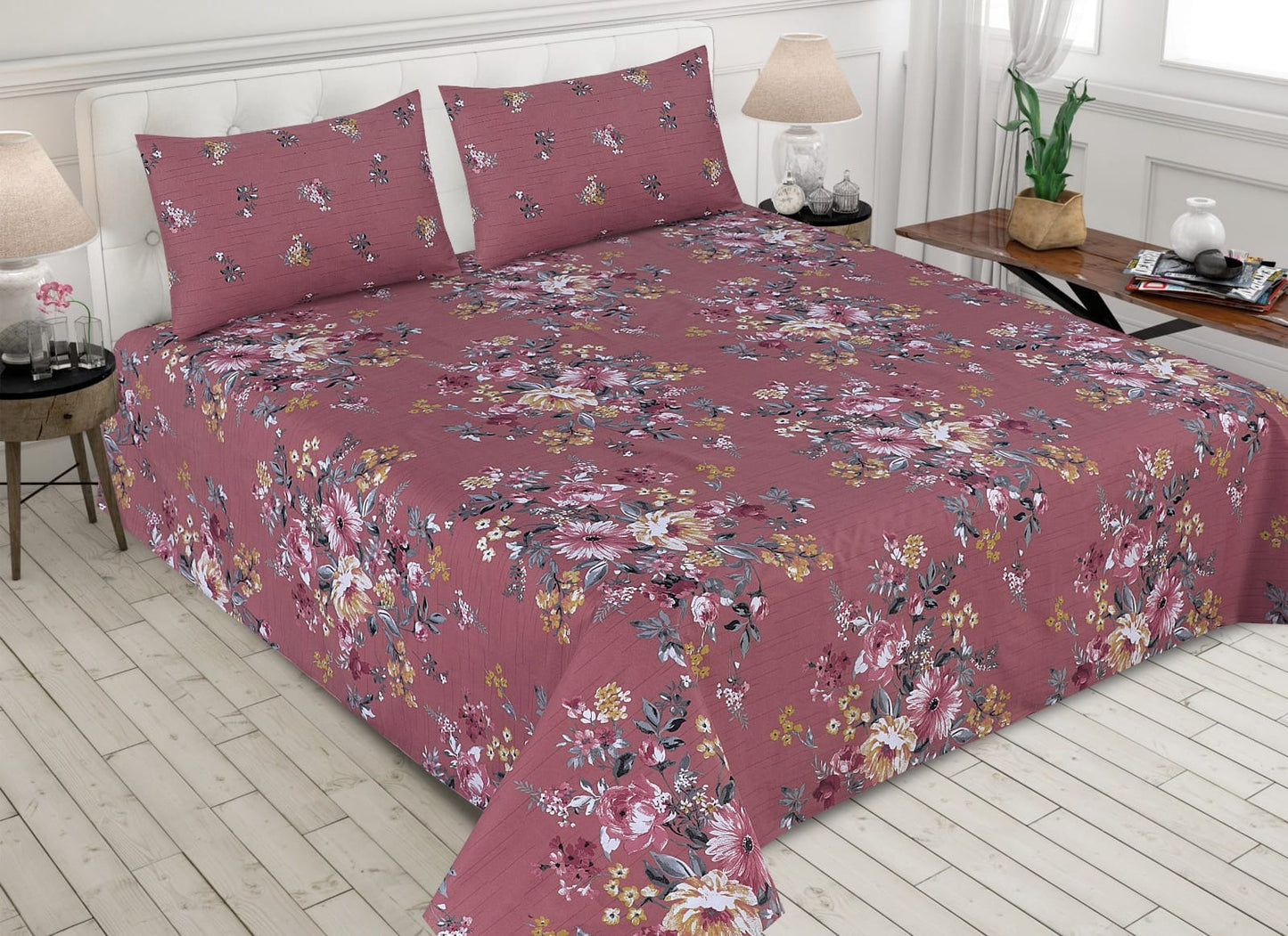 3 PCs Bedsheet  14