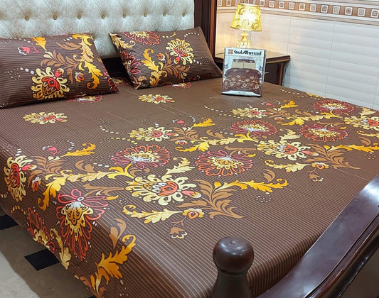 3 PCs Bedsheet  D28