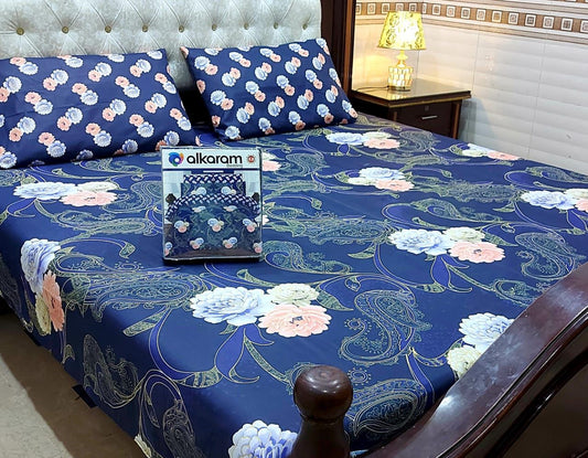 3 PCs Bedsheet  D19