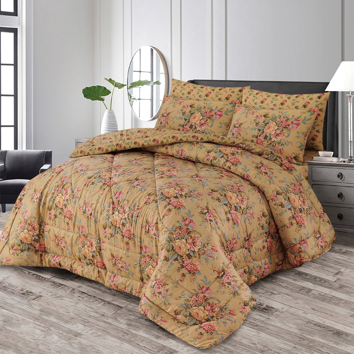 6 PCs Winter Razai Set HB-3123