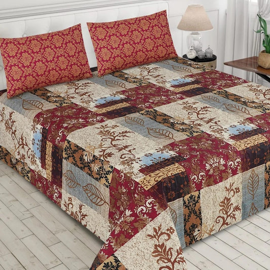 3 PCs Bedsheet  D84