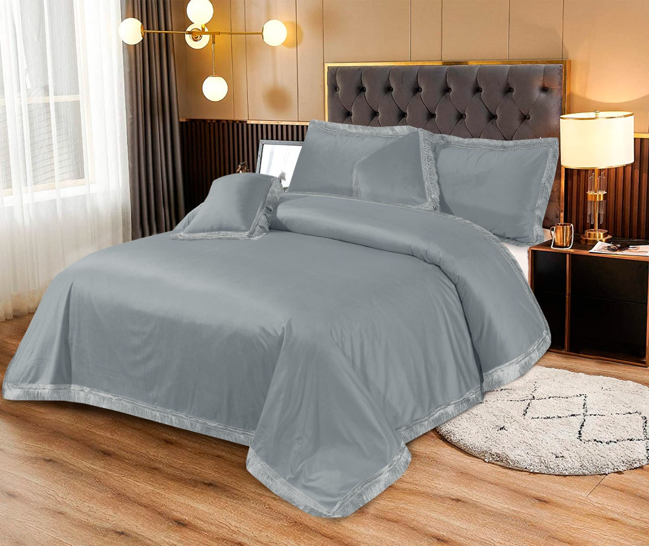 Velvet Bedsheet 5pc ds2