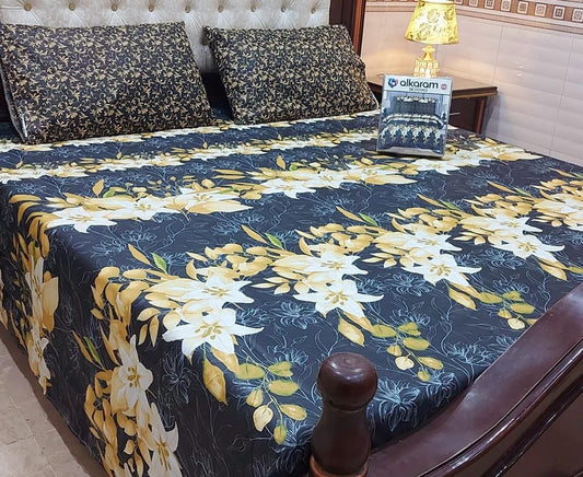 3 PCs Bedsheet King Size SM264