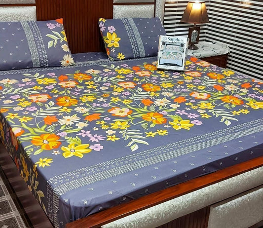 3 PCs Bedsheet King Size SM267