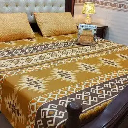 3 PCs Bedsheet King Size SM256