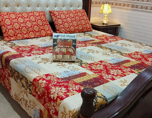 3 PCs Bedsheet King Size SM262