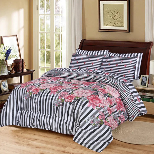 Printed Bedsheet Set 3pc HB-018