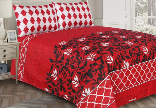 Printed Bedsheet Set 3pc HB-021