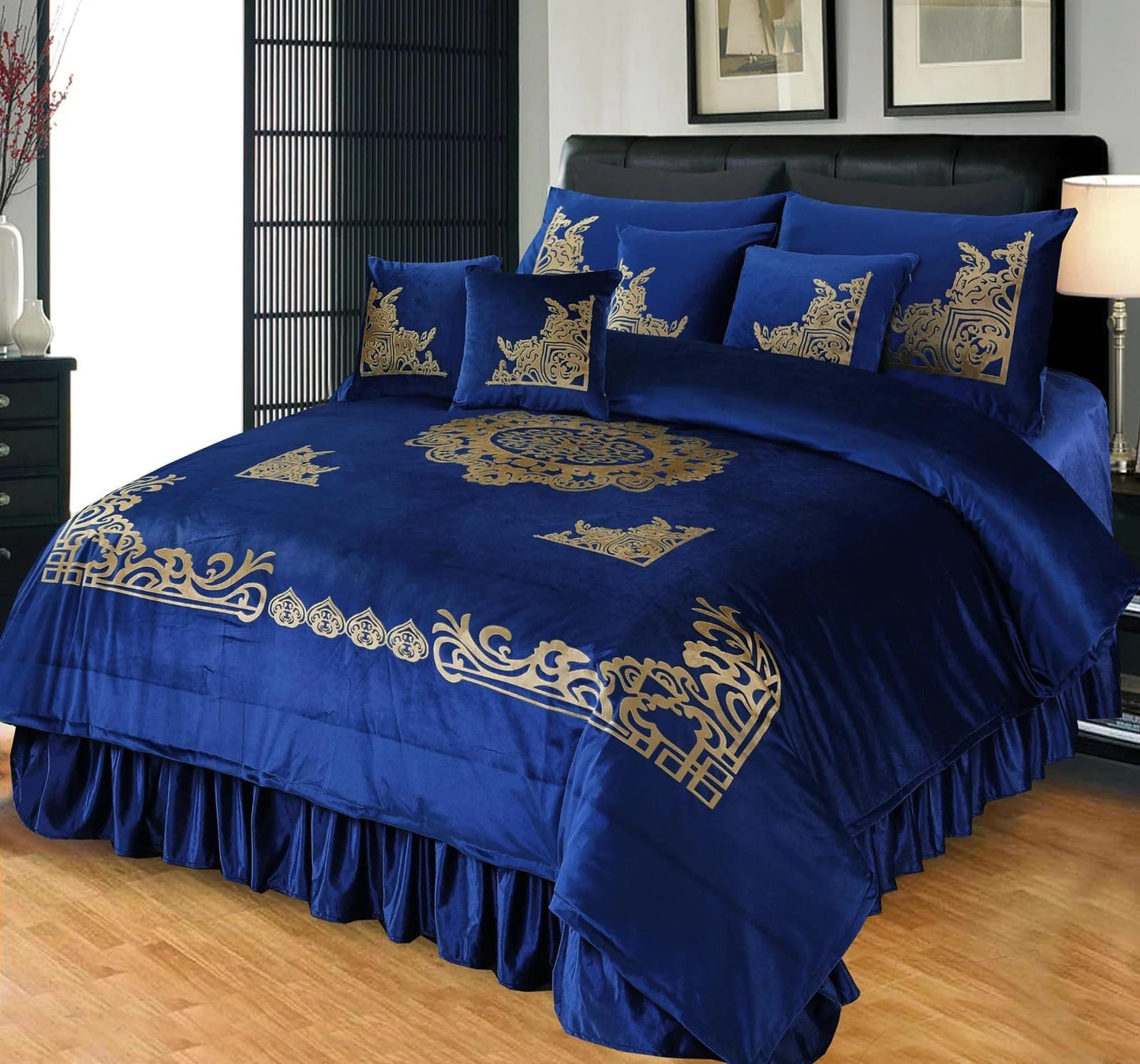 Bridal Bedsheet set 9pcs HB-029