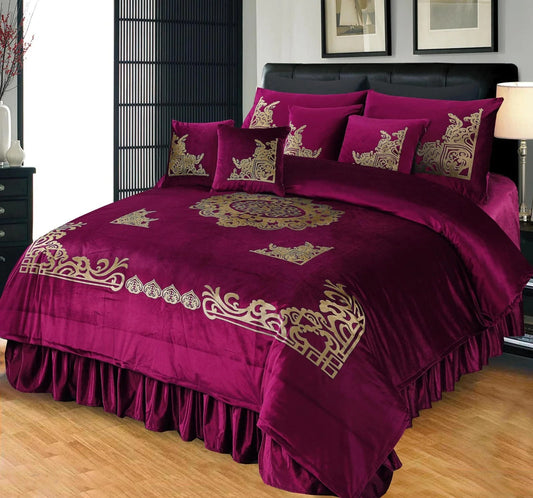 Bridal Bedsheet set 9pcs HB-030